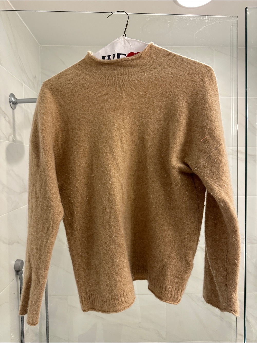 J. Crew Camel Crewneck Women's Sweater
